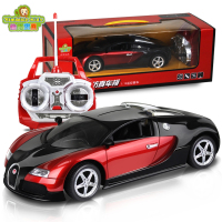 [苏宁红孩子]仙邦宝贝 儿童玩具车3-10岁电动遥控汽车男孩高速飘移布加迪耐摔可充电赛车 727-P8手握式遥控红色