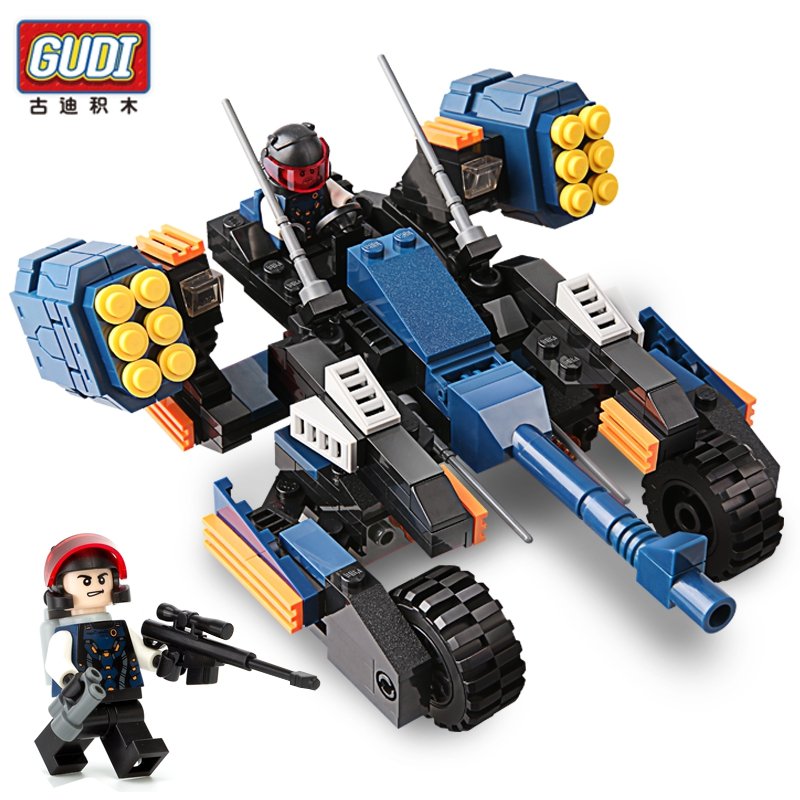 乐高古迪军事积木