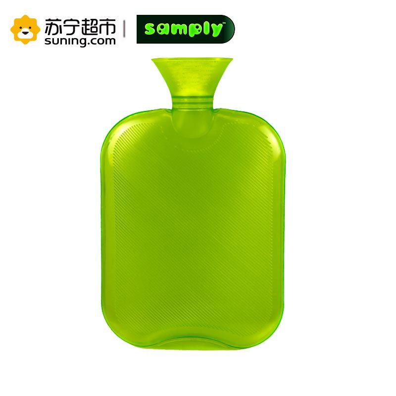三朴 雨丝橡胶PVC冲注水热水袋暖水袋 1800ml