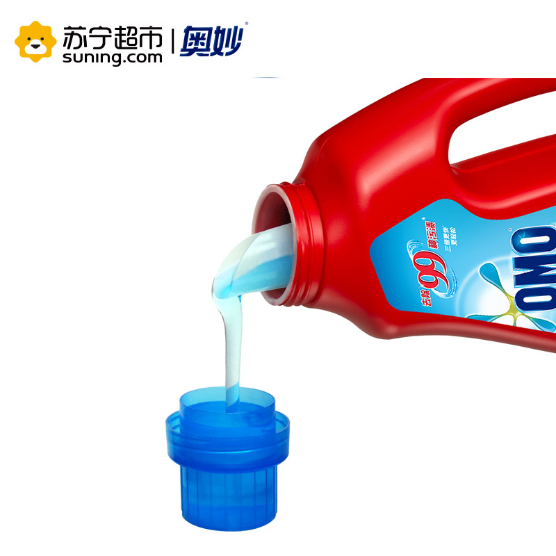 奥妙(OMO)净蓝全效舒怡薰衣草深层洁净洗衣液4KG [联合利华]