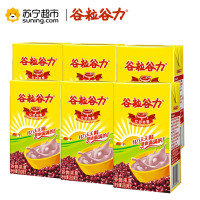 谷粒谷力 谷物牛奶饮品早餐奶红豆浓浆250ml*18盒