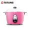 台湾大同(TATUNG) TAC-6GS 电锅 2.4L 电饭锅不锈钢3-4人 底盘加热 智能家用迷你锅多功能 桃红色