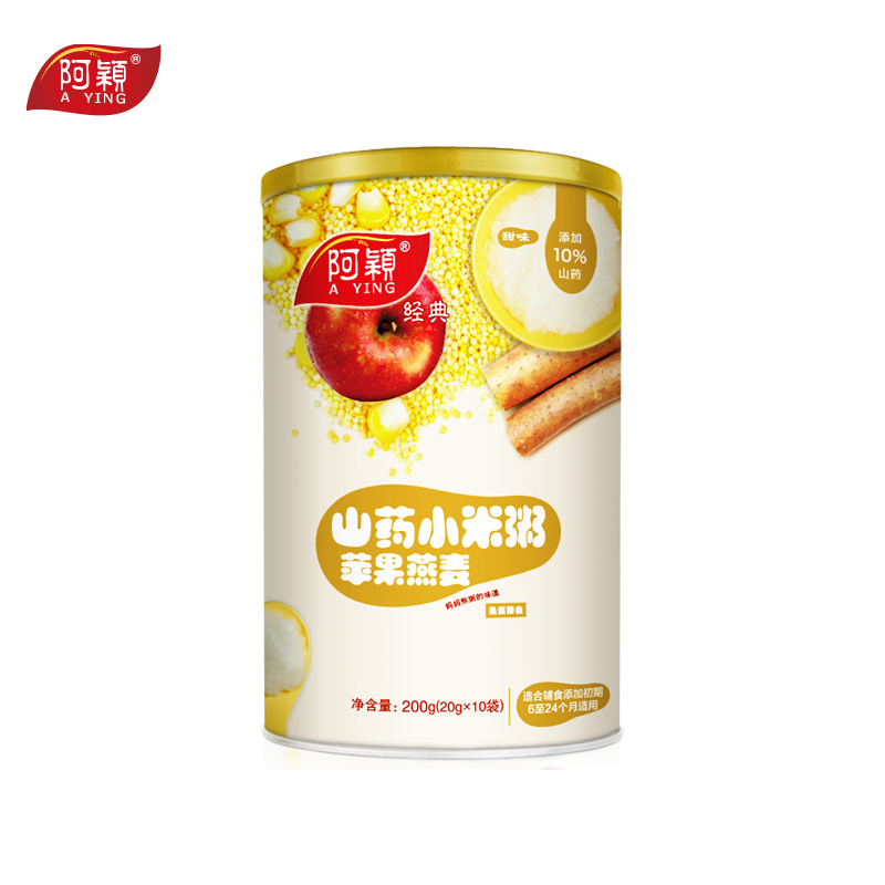 阿颖 山药苹果燕麦小米粥 200g/罐