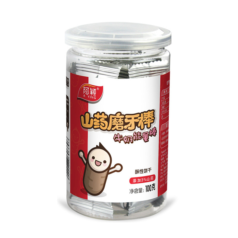 【苏宁自营】阿颖 山药磨牙棒 100g/罐 牛奶饼干
