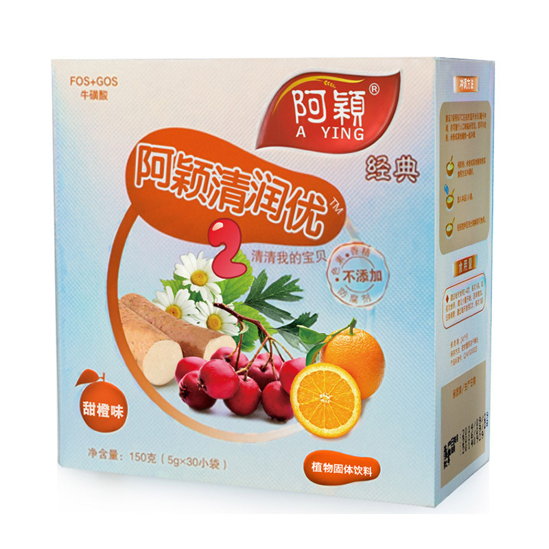 [苏宁自营]阿颖 清清我的宝贝2清润优(甜橙)150g/盒