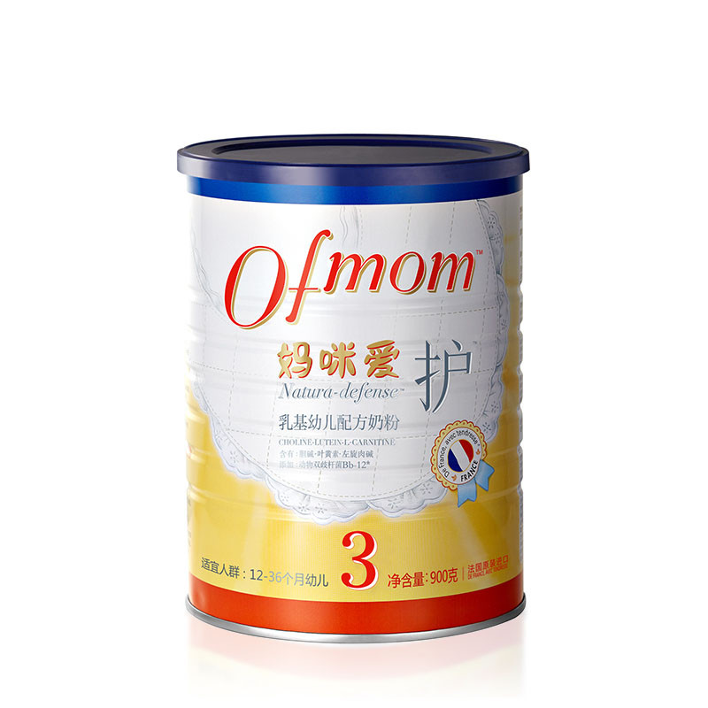 [苏宁自营]妈咪爱 Ofmom 护乳基幼儿配方奶粉 3段 900g