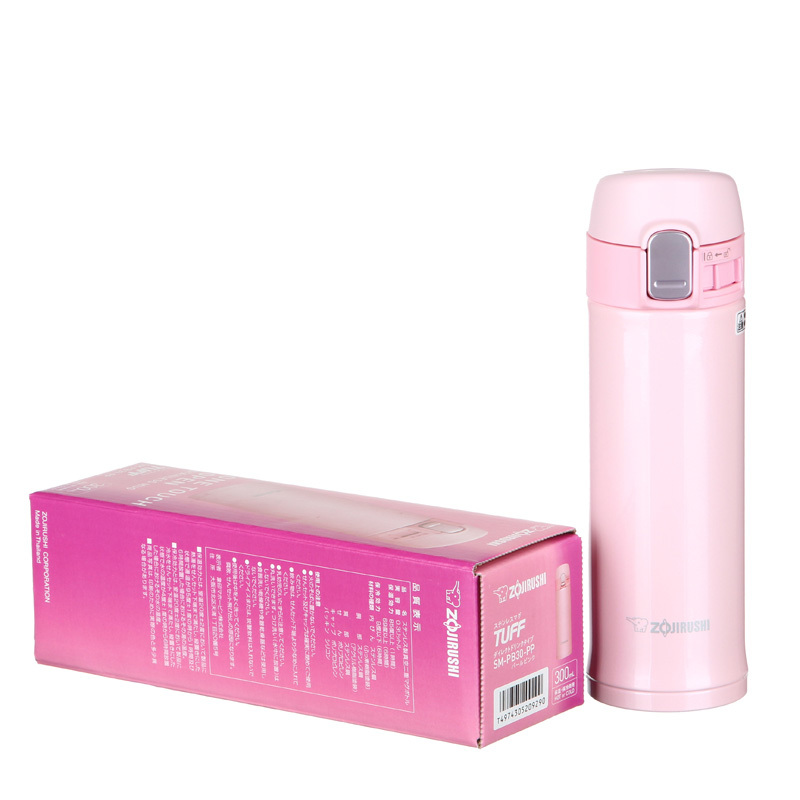 象印(ZO JIRUSHI)保温杯SM-PB30 日本象印真空保温杯300ml 高档进口不锈钢男女款车载单手杯 珍珠粉