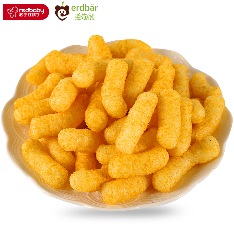 [苏宁红孩子] 爱淘熊[erdbar]德国原装进口有机粟米饼胡萝卜味 25g/袋