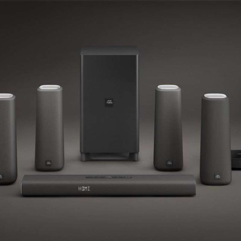 飞利浦(PHILIPS)CSS6530B 音响 音箱 家庭影院 Fidelio旗舰 5.1声道 无线蓝牙NF