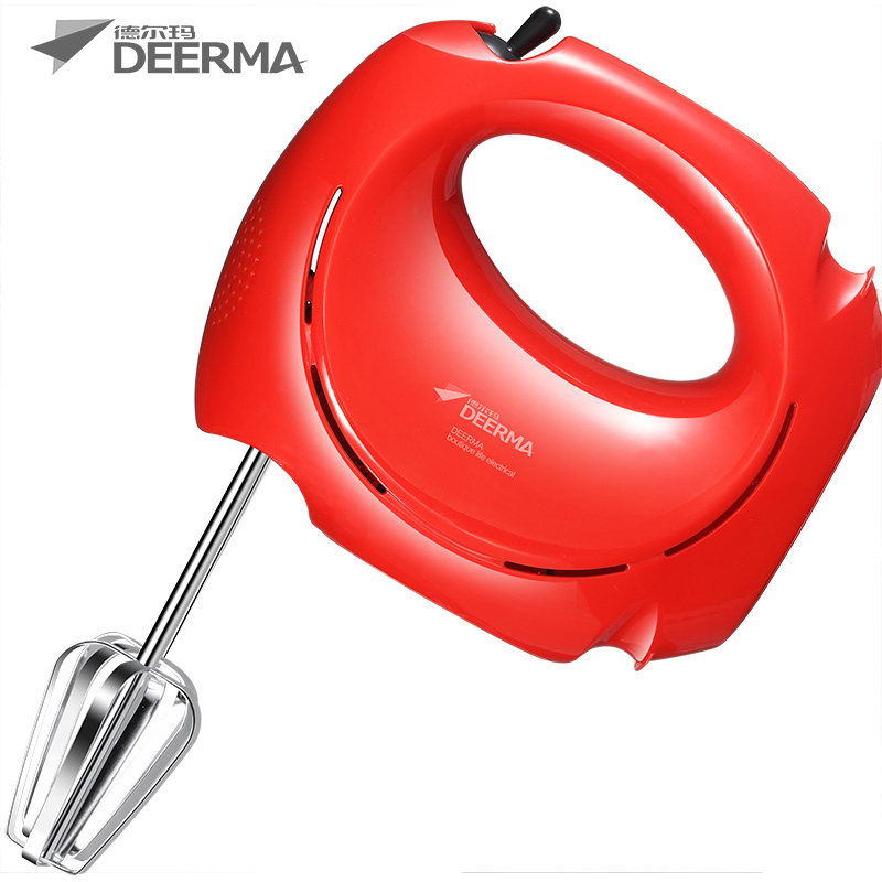 德尔玛DEM-D02打蛋器 电动 家用迷你打奶油烘焙打蛋机手持搅拌机