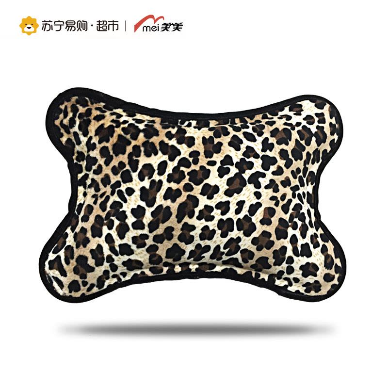 美美充电防爆热水袋暖水袋暖手宝水电分离暖手袋电暖宝暖宝宝 豹纹图片