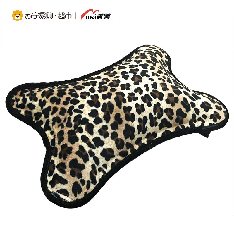 美美充电防爆热水袋暖水袋暖手宝水电分离暖手袋电暖宝暖宝宝 豹纹