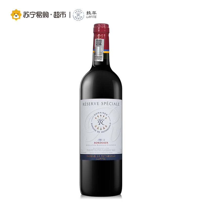 拉菲 特藏波尔多法定产区干红葡萄酒 750ml 单支装