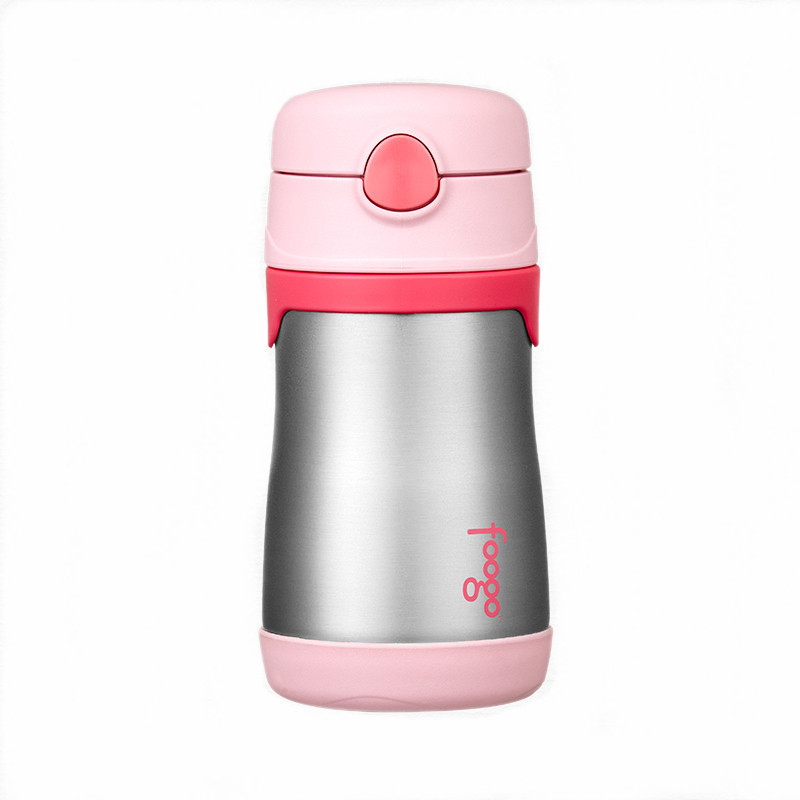 膳魔师(THERMOS Foogo)不锈钢保温吸管杯290ML BS5353 PK 粉色高清大图