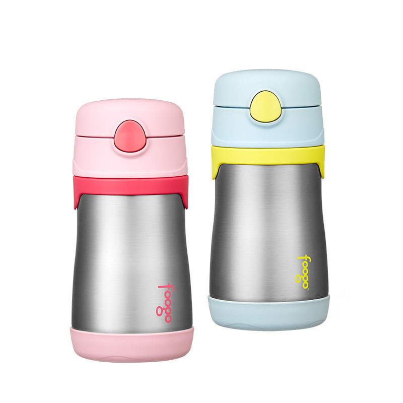 膳魔师(THERMOS Foogo)不锈钢保温吸管杯290ML BS5353 PK 粉色