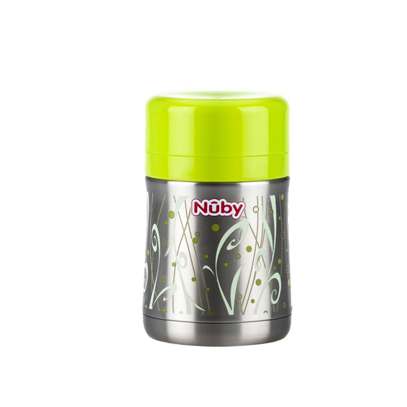 努比(Nuby)不锈钢真空保温食物储存焖烧杯/罐5470 草绿色 450ml