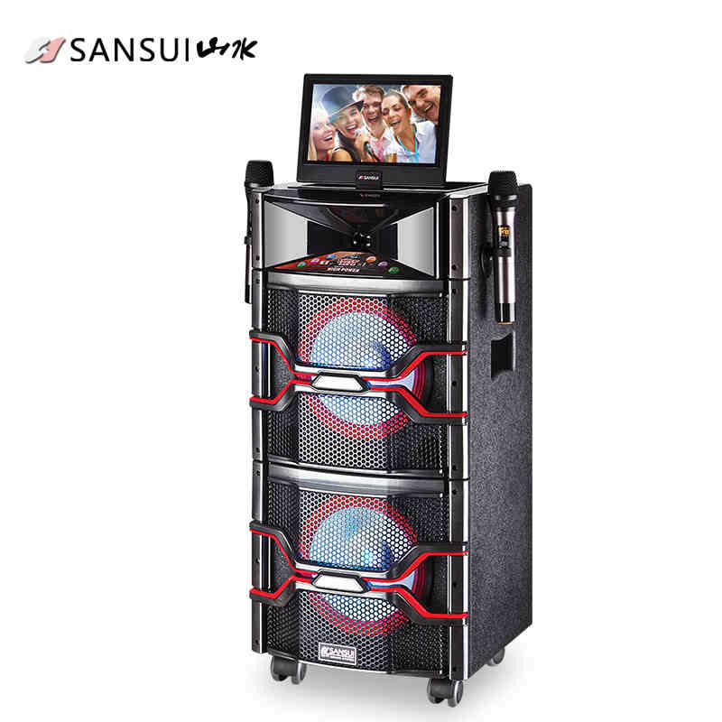 山水SAV-860 双10寸带DVD液晶显示屏户外演