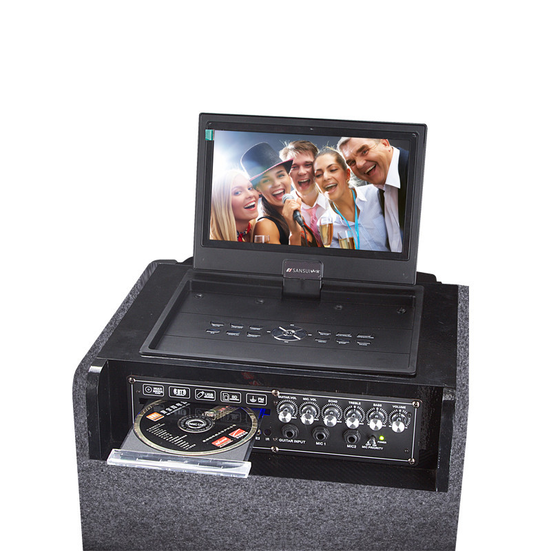 山水SAV-860 双10寸带DVD液晶显示屏户外演