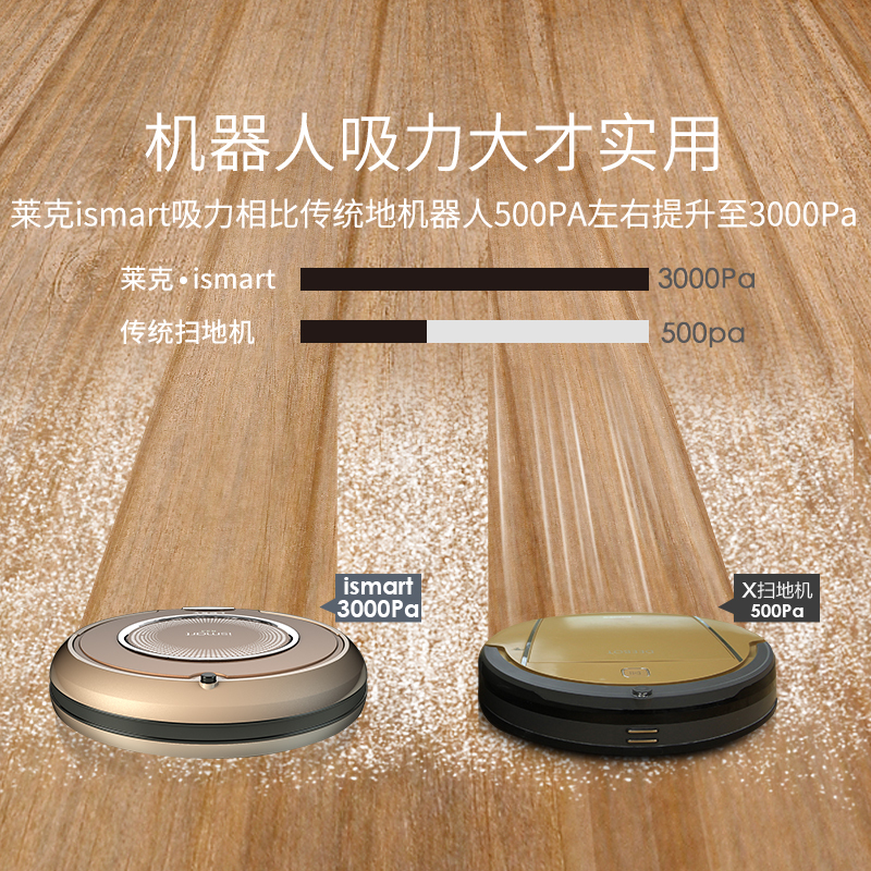 莱克扫地吸尘机器人 家用超薄 R1013智能扫地静音吸尘器
