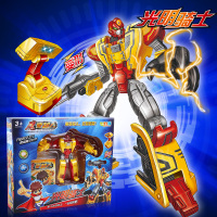 [文具总动员]勾勾手 遥控车 玩具变形玩具机器人儿童玩具变形模型 光明骑士-变形台灯