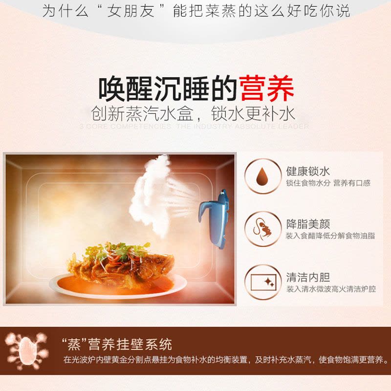 格兰仕(Galanz) 微波炉 G80F23CN3LN-C2(C6) 23L 智能APP 一级能效 家用光波炉图片
