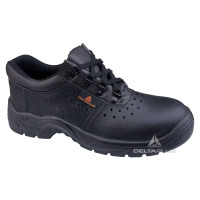 代尔塔 POKER S1黑色牛皮面安全鞋-41 301509