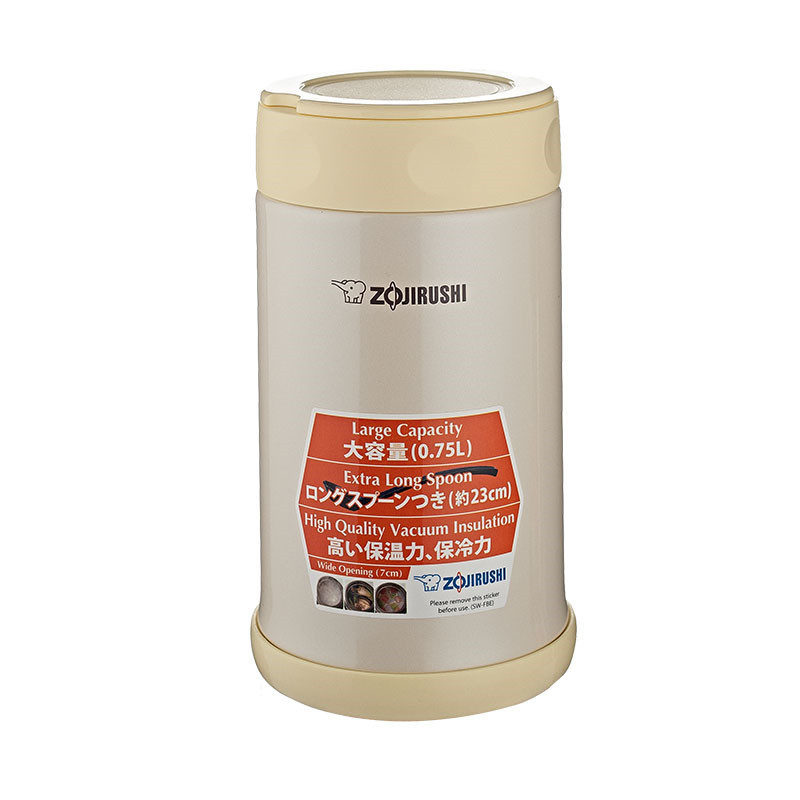 象印(ZO JIRUSHI)焖烧杯SW-FBE75 进口304不锈钢真空焖烧杯保温壶保温杯正品750ml