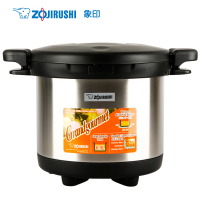 象印(ZO JIRUSHI)不锈钢真空保温焖烧锅SN-XAE80 环保锅保温烹调锅 8L 环保健康