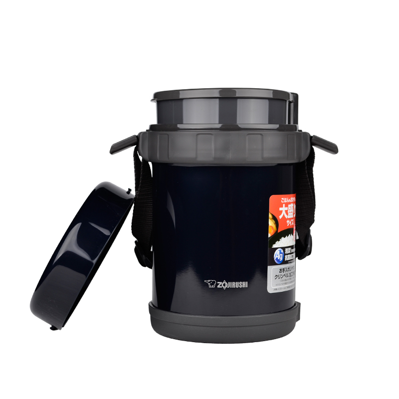 象印(ZO JIRUSHI)保温饭盒 SL-GG18不锈钢真空便当盒正品 金属保温桶1.8L