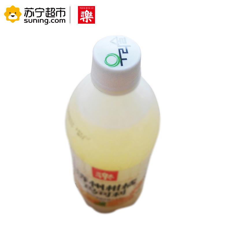 [苏宁超市]韩国进口米酒 济州柑橘玛可利米酒 750ml