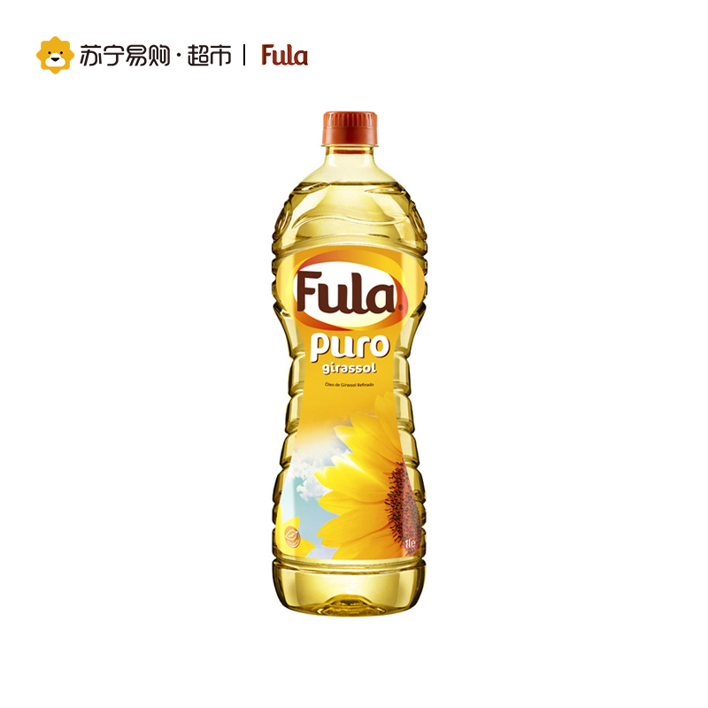 FULA压榨 原瓶原装进口葵花籽油1L食用油