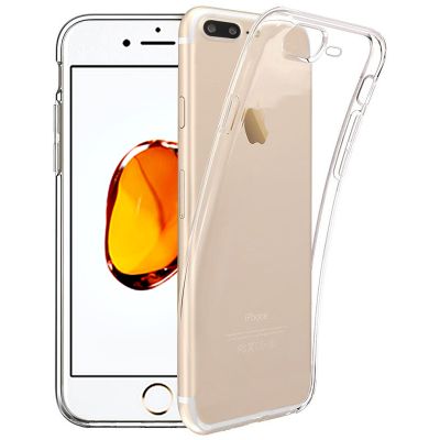 ESCASE 苹果8Plus/7Plus手机壳iPhone8plus手机壳 苹果7P防摔手机套 硅胶透明软壳 5.5英寸