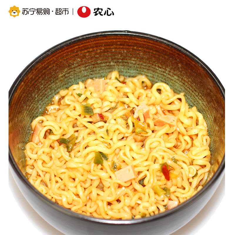 农心 拉面煮面辛拉面5连包120g*5袋速食泡面 韩国进口图片