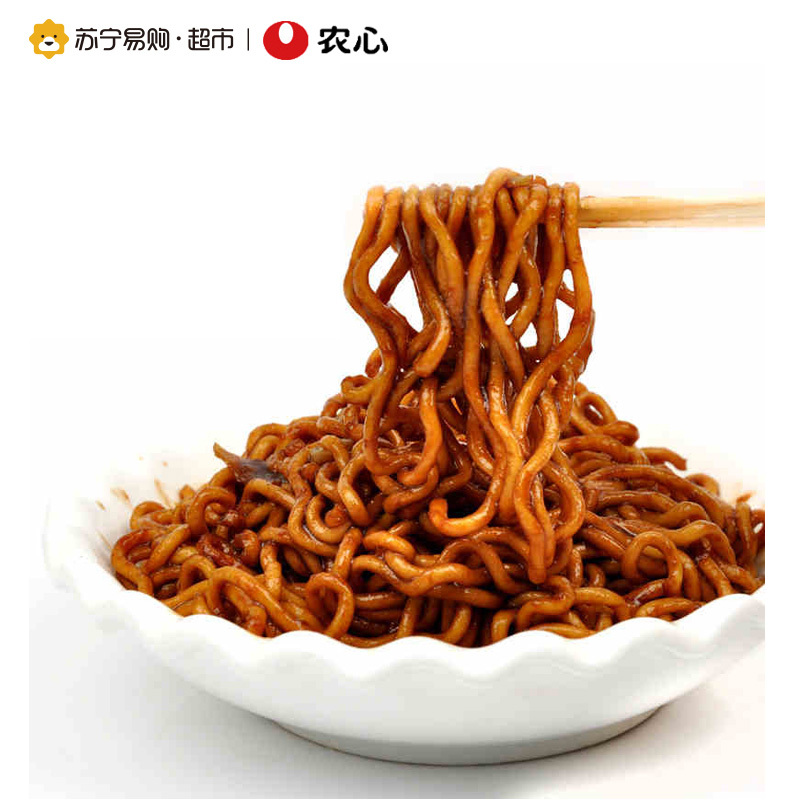 农心 炸酱面140g*5袋韩式炸酱面拌面进口方便面拉面 韩国进口泡面
