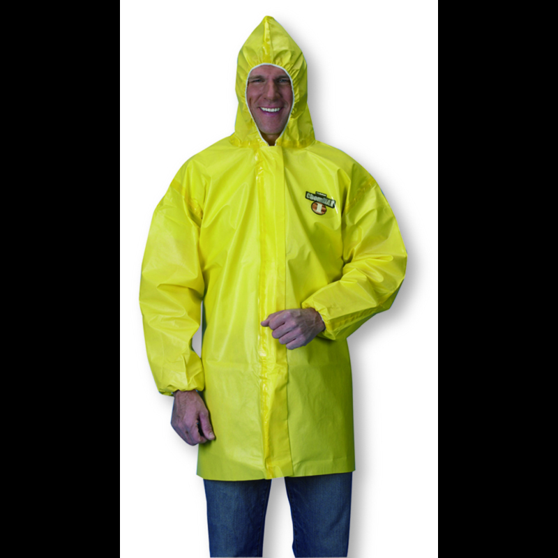雷克兰 凯麦斯1系列防化服带帽试验服拉链带门襟 C1T-A145-XXXL.
