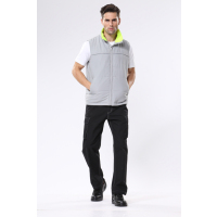 安大叔_防寒马甲浅灰色A233-L