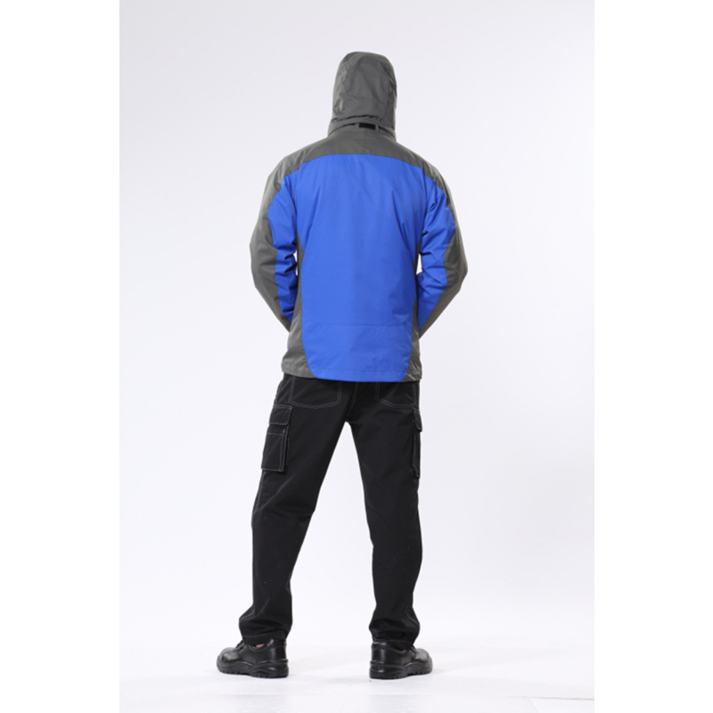 安大叔_防寒服红色拼深灰色 B300-3XL