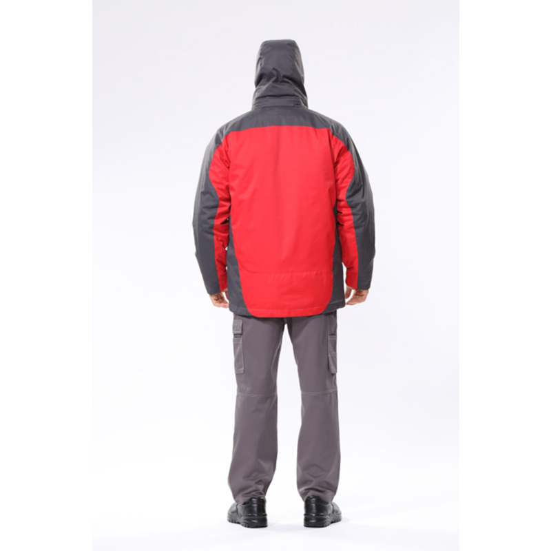 安大叔_防寒服蓝色拼深灰色 B300-XL