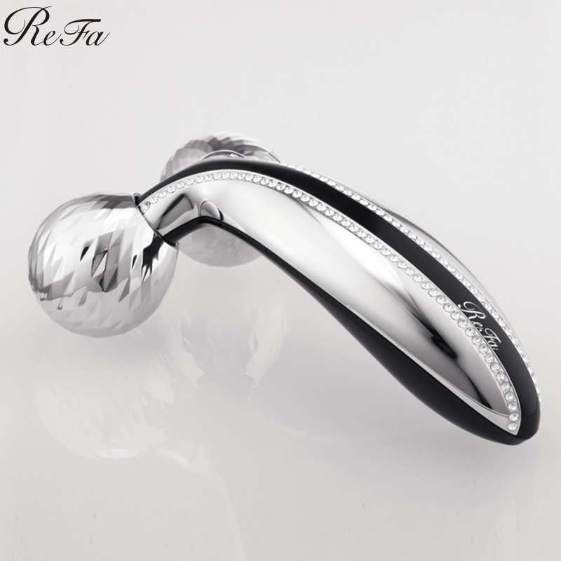 黎珐( ReFa ) Crystal 水晶版 铂金滚轮V脸滚轮 瘦脸瘦身按摩仪美容仪脸部身体可用 美容瘦脸神器 日本原装