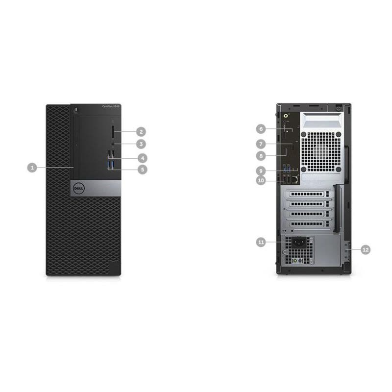 戴尔(Dell)商用电脑Optiplex 3046MT 19.5英寸显示器(i3-6100 4G 500G 光驱 3年)图片