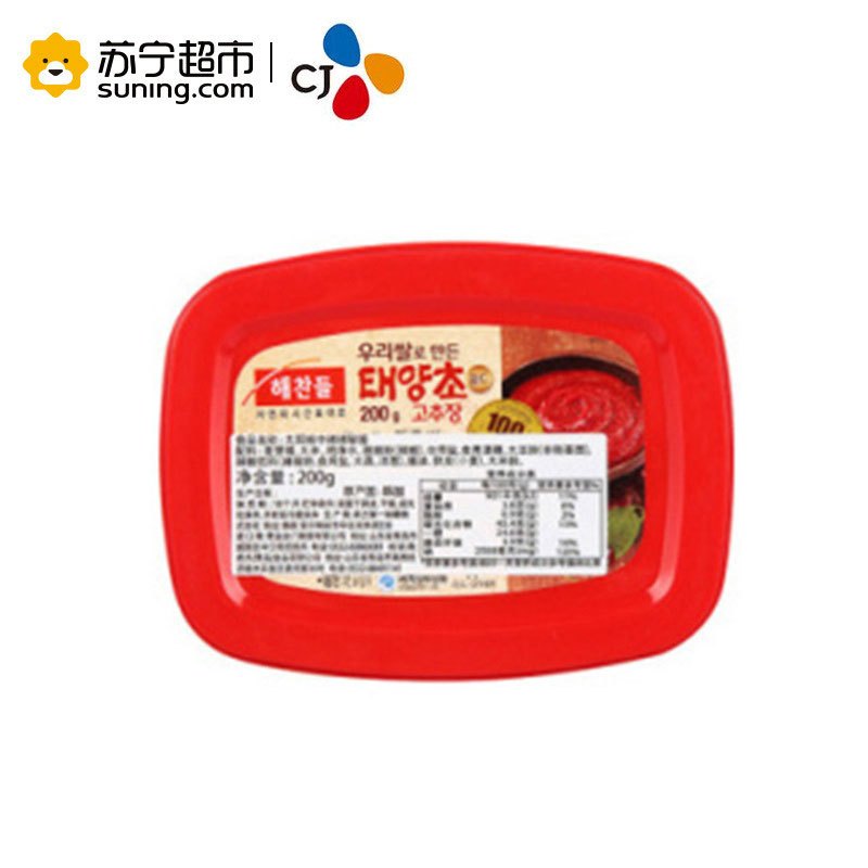 希杰(CJ)太阳椒中辣辣椒酱200g