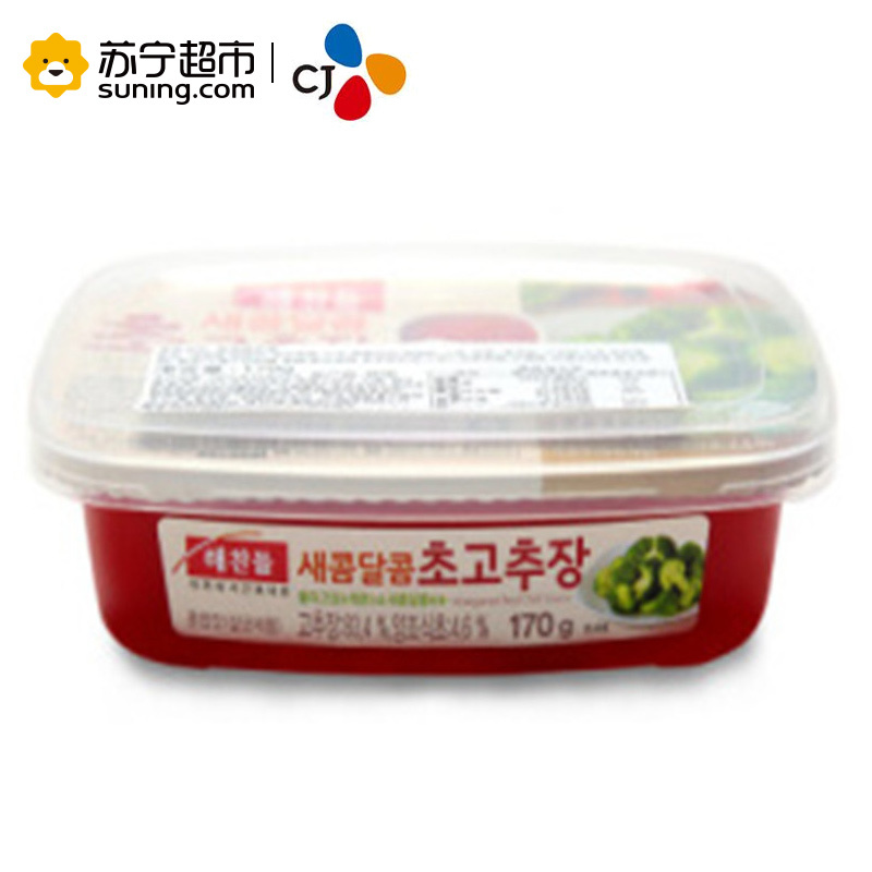 希杰(CJ)美味醋辣酱 170g盒装 韩国进口辣椒酱
