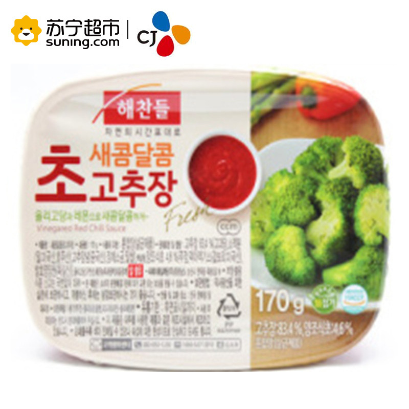 希杰(CJ)美味醋辣酱 170g盒装 韩国进口辣椒酱