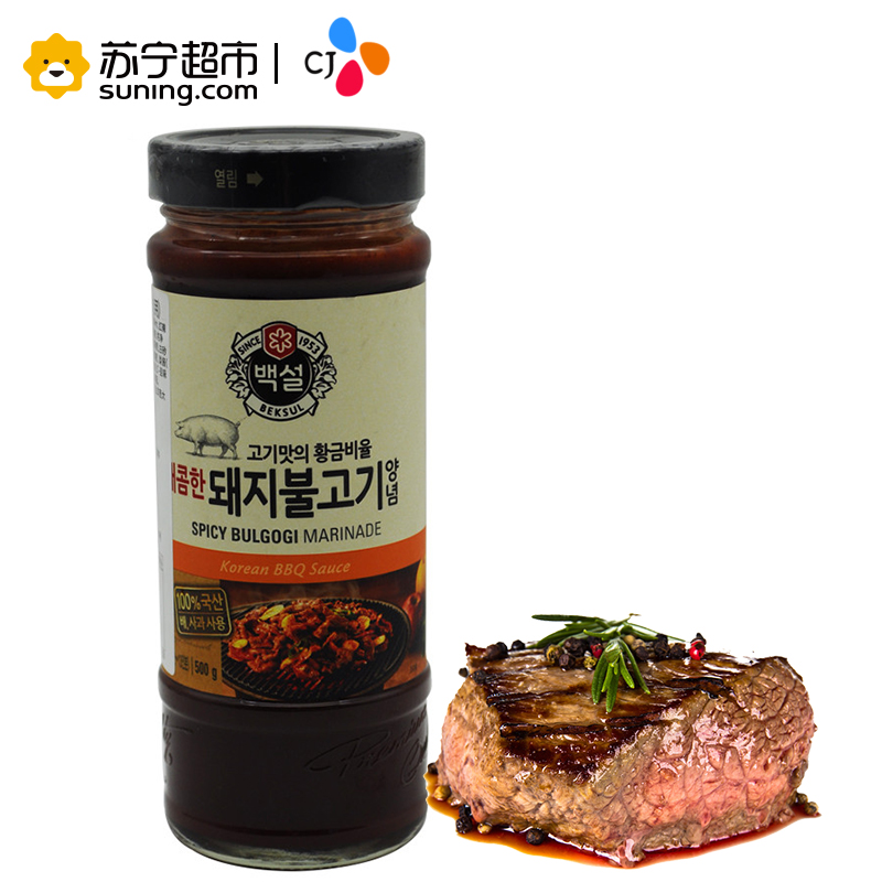 希杰(CJ)白雪猪肉烤肉酱500g