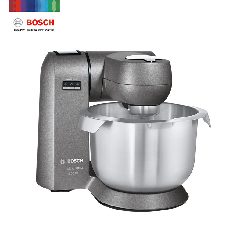 博世（BOSCH）多功能厨师机 MUMX50GXCN 和面揉面 搅拌打发 商用家用 全自动料理机（松露灰）