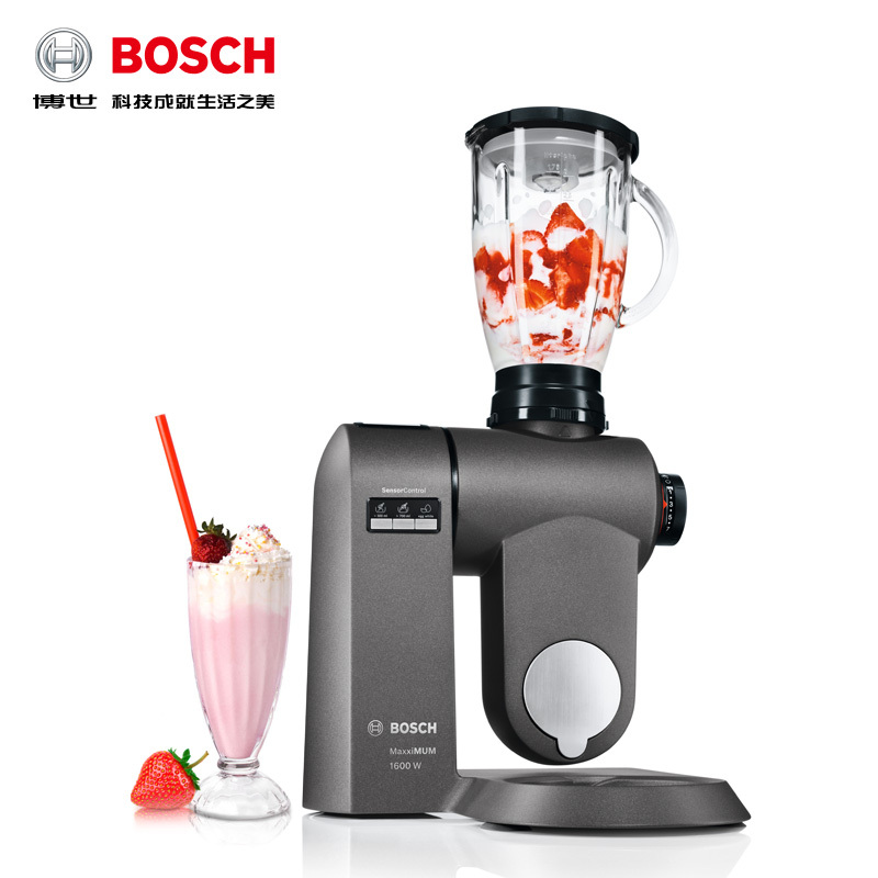 博世（BOSCH）多功能厨师机 MUMX50GXCN 和面揉面 搅拌打发 商用家用 全自动料理机（松露灰）