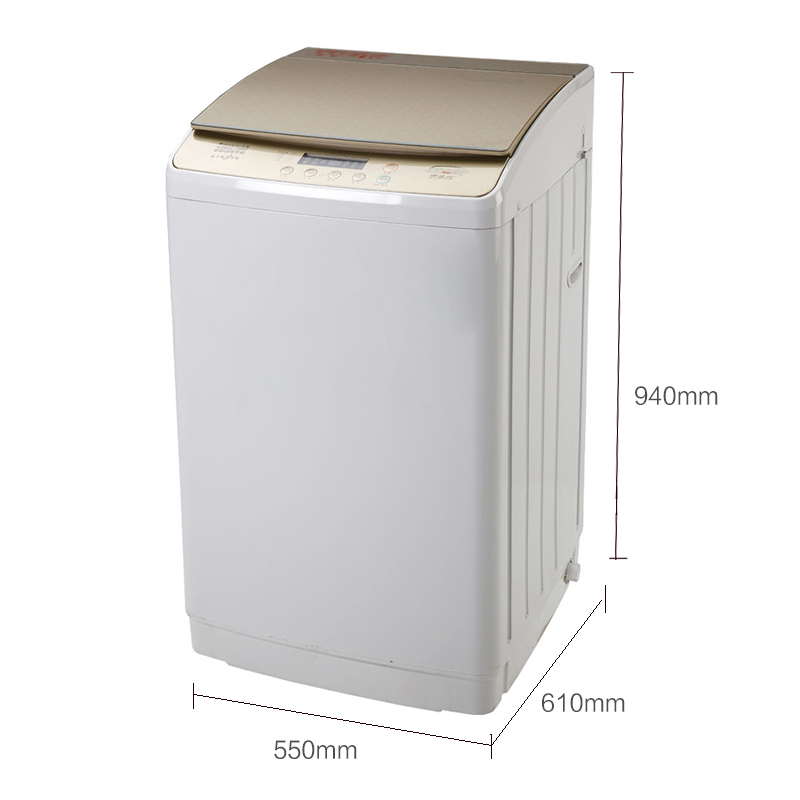 韩派 XQB82-7082 8.2kg 带热烘干全自动洗衣机波轮家用大容量 智能模糊自动感知水位省水省电节能（土豪金）