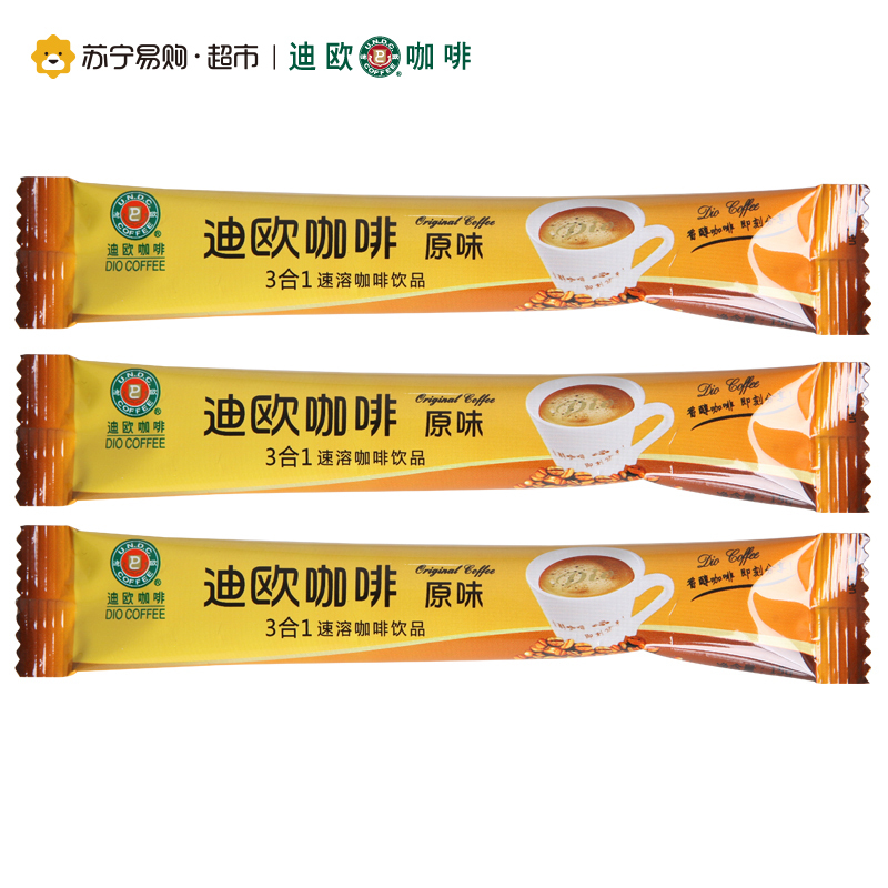 迪欧速溶咖啡原味15g×100条∕袋