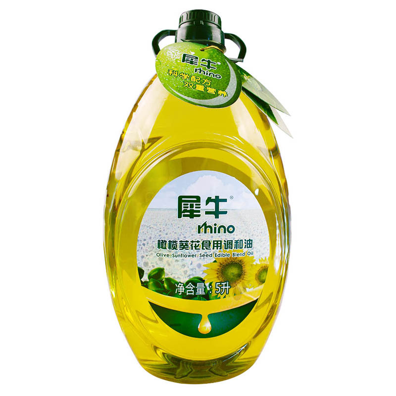 [苏宁易购超市]犀牛 橄榄葵花调和油5L 物理压榨食用油
