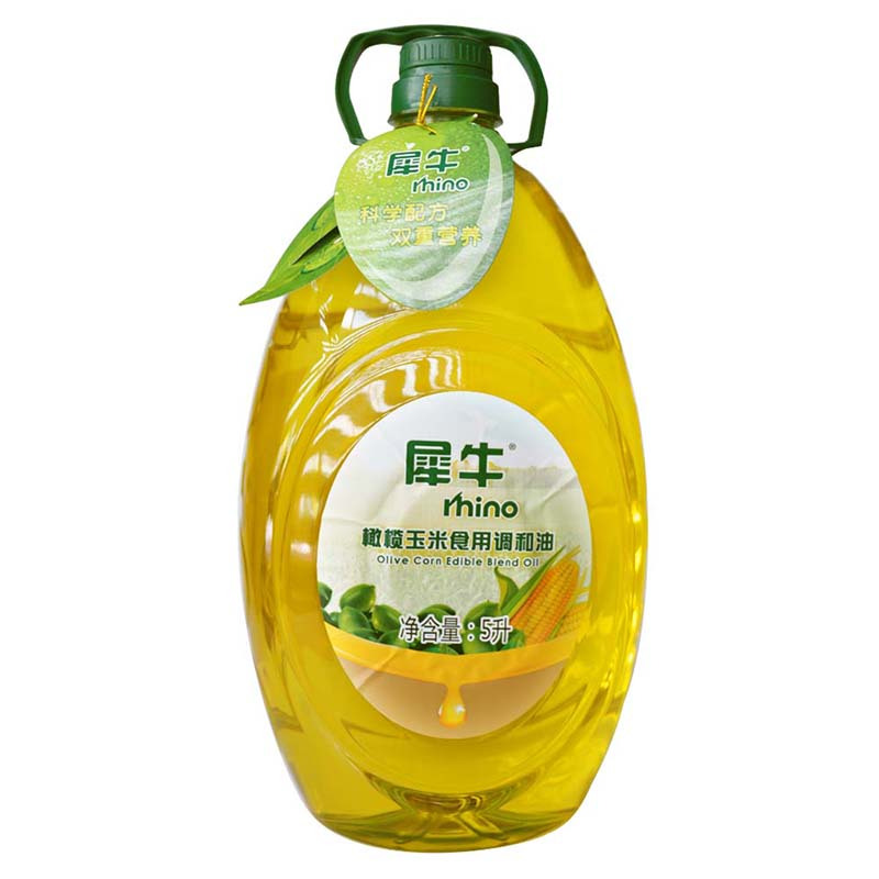 [苏宁易购超市]犀牛 橄榄玉米食用调和油5L植物油食用油